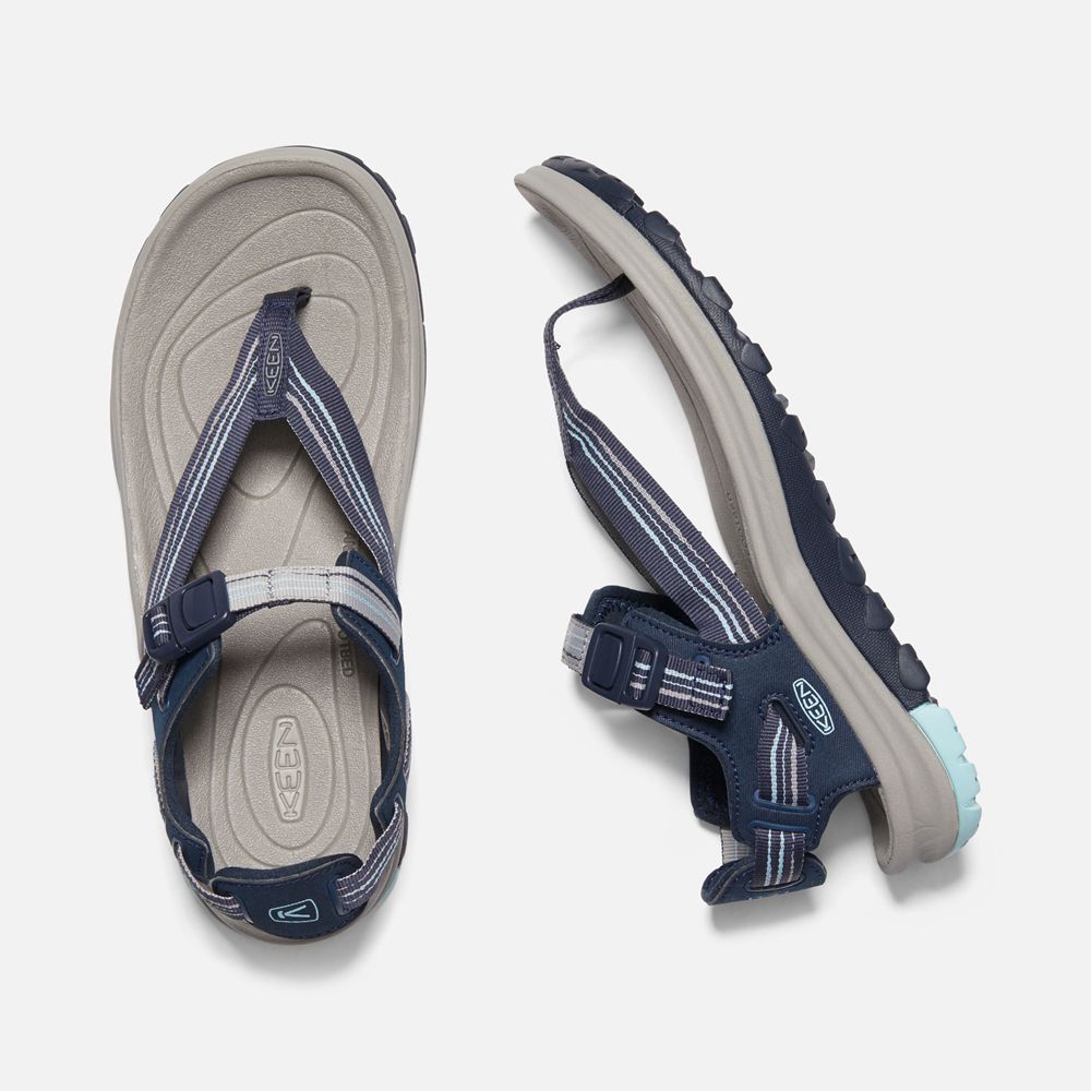 Sandales de Randonnée Keen Femme Bleu Marine/porno | Terradora Ii Toe Post | UNTEW-8491